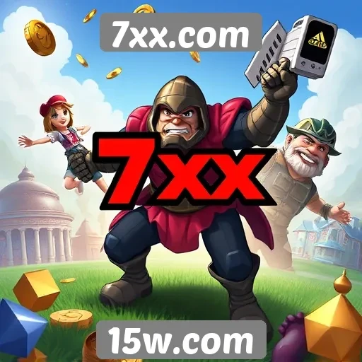 Variedade de jogos disponíveis na plataforma 7xx.com